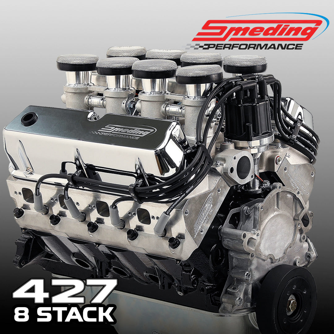 Smeding Performance 427” 8-Stack 600HP Engine: Engineered For You