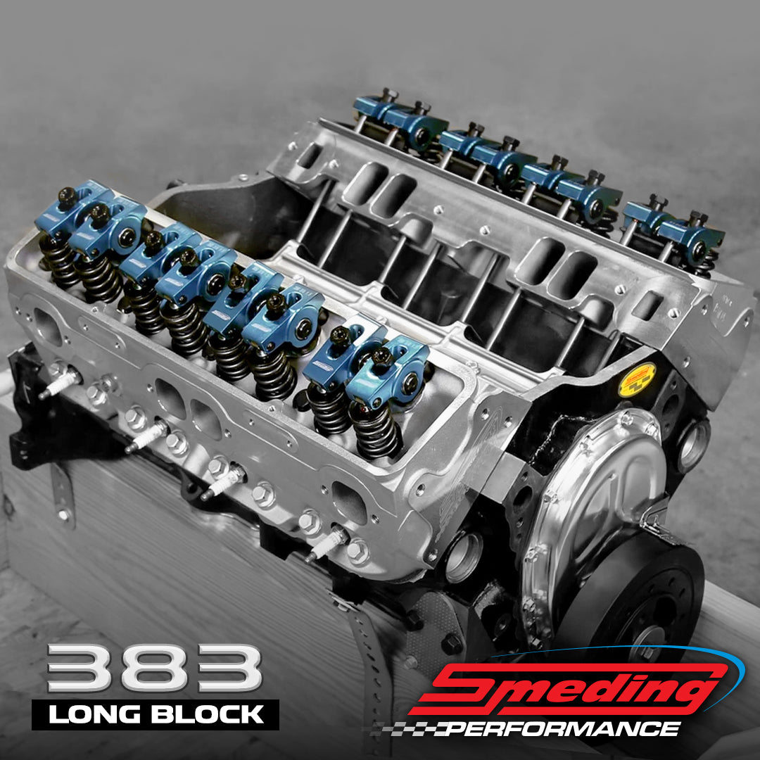 Reach Your Chevy Hot Rod's Potential With Our 383” Long Block 4-Bolt Main Engine